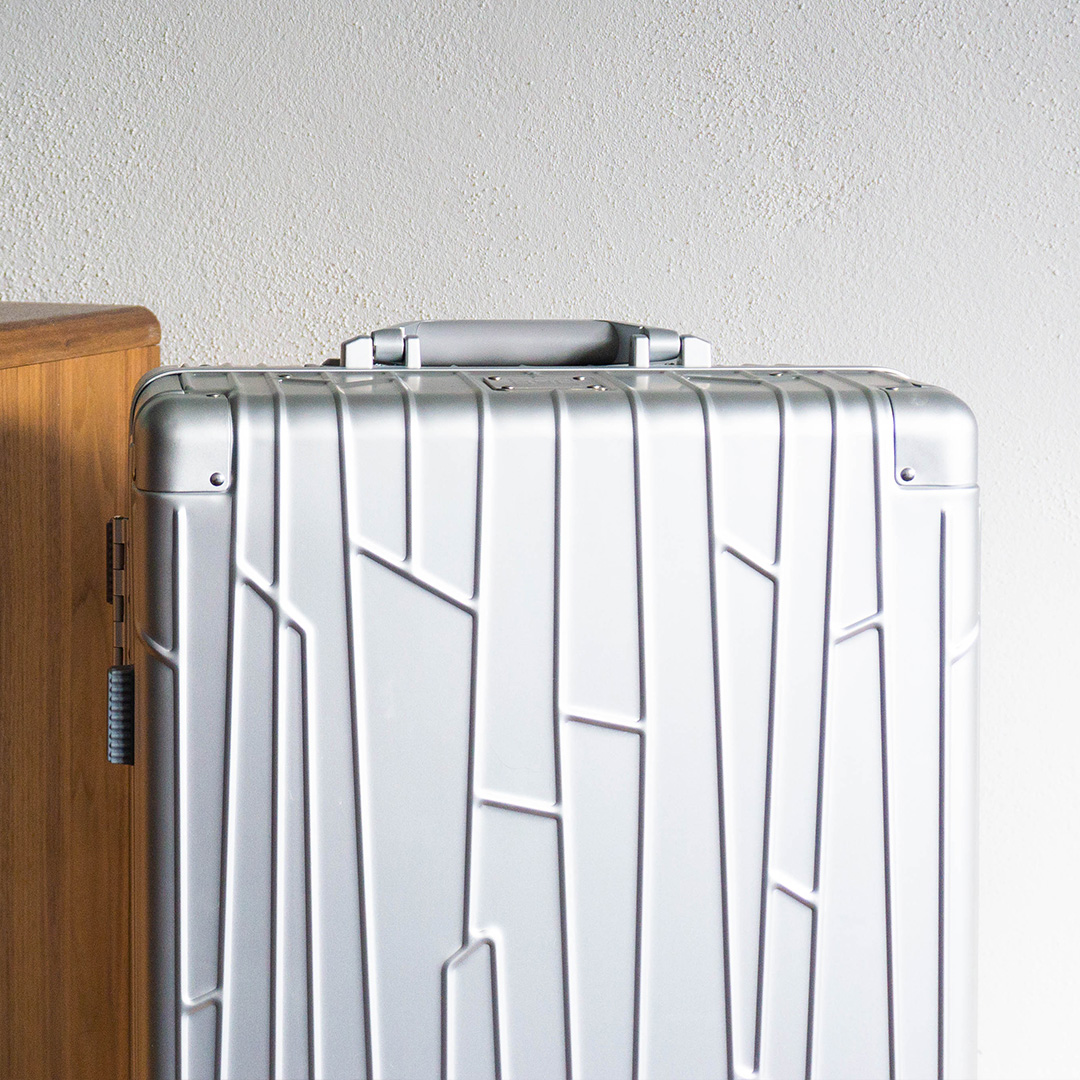 Koffer Koffer mit Rädern, 3-Gang-Einstellhebel, Gepäck, großes  Fassungsvermögen, Handgepäck, Frontöffnung, Design-Koffer dauerhaft :  : Fashion