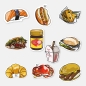 Preview: GUNDEL stickers food set