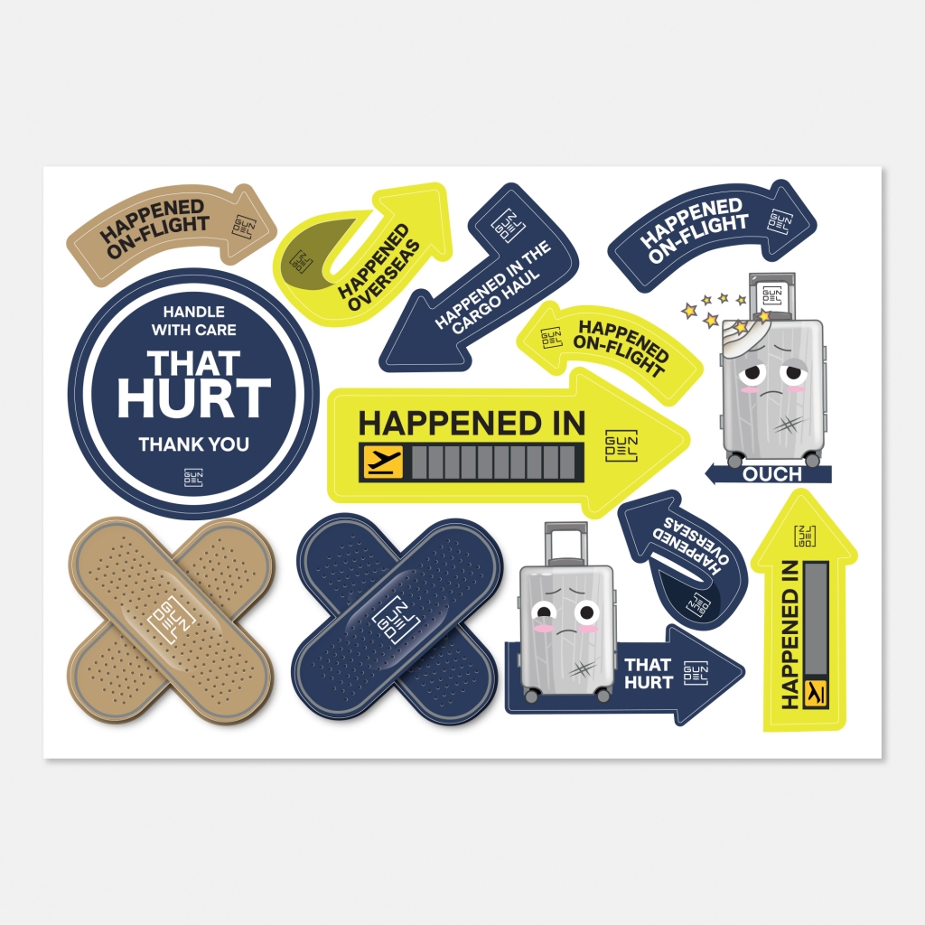 A5 Damage Sticker Sheet (13x Stickers)