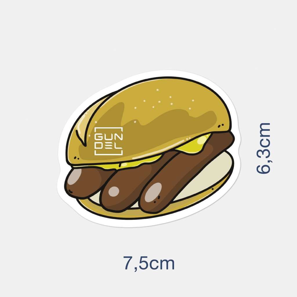 Sticker-Set Food & Cities (20x Sticker)