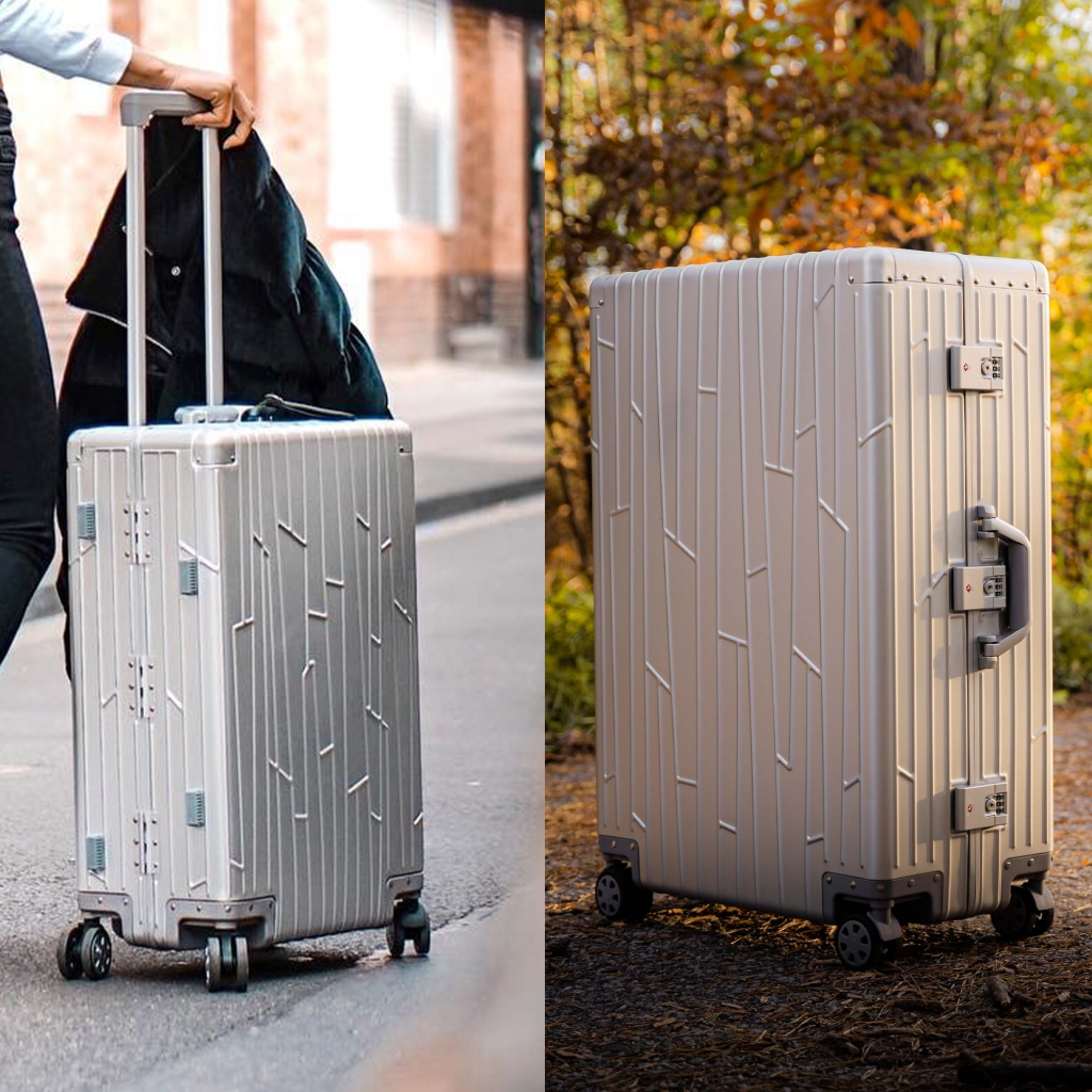 Preview: Zwei silber GUNDEL Koffer.