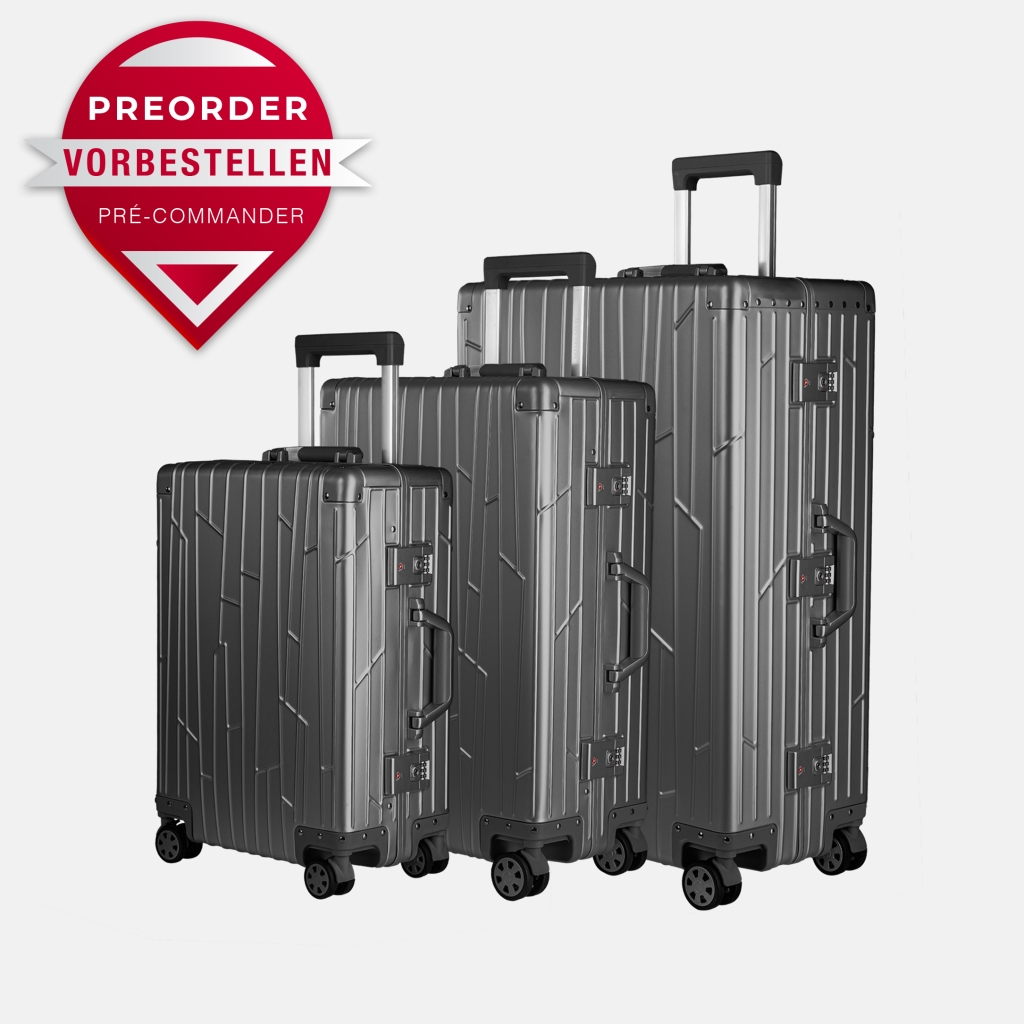 Bundle Space Grau M (Cabin Trolley + Check in + Check-in XL) - VORBESTELLUNG