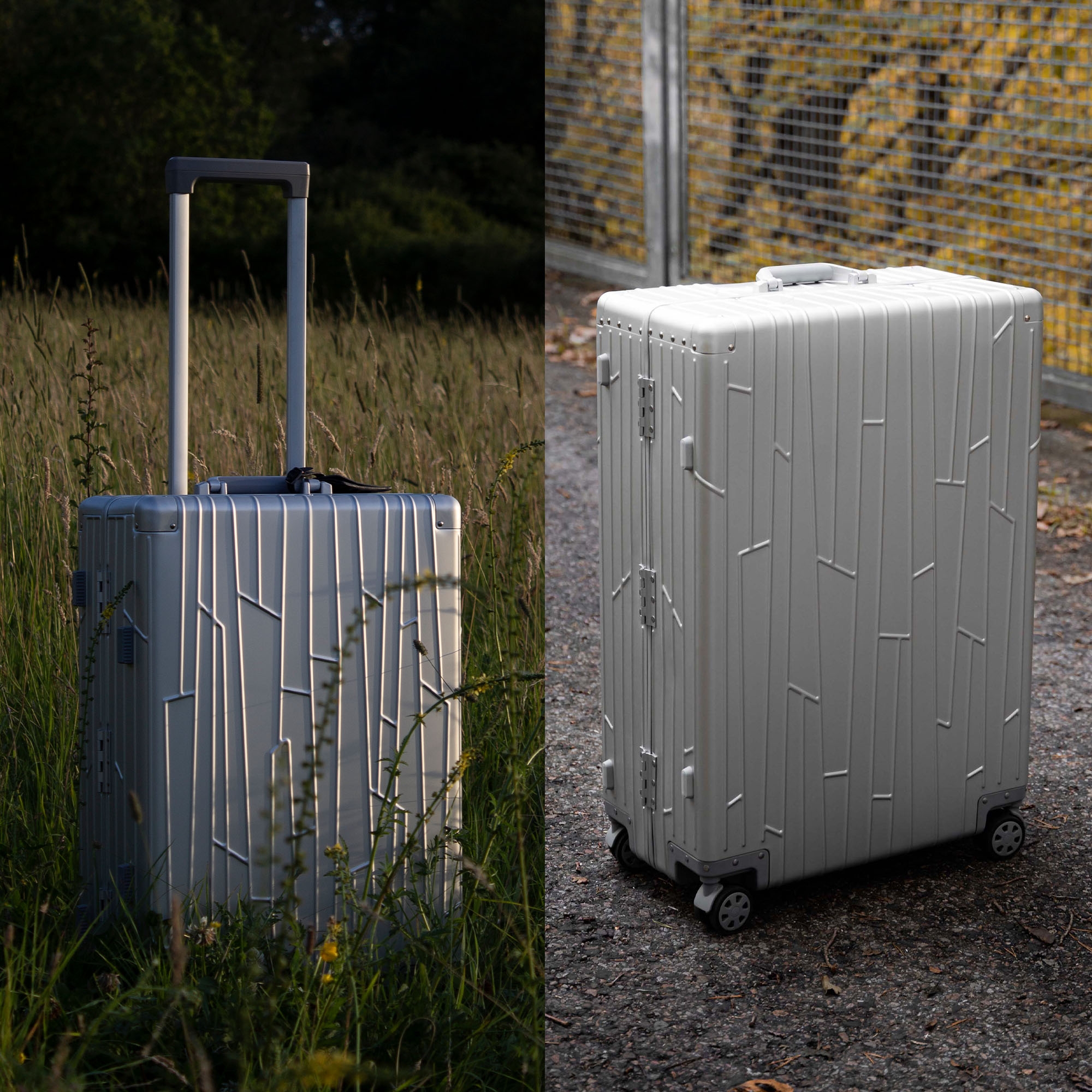 Zwei silber GUNDEL Koffer.