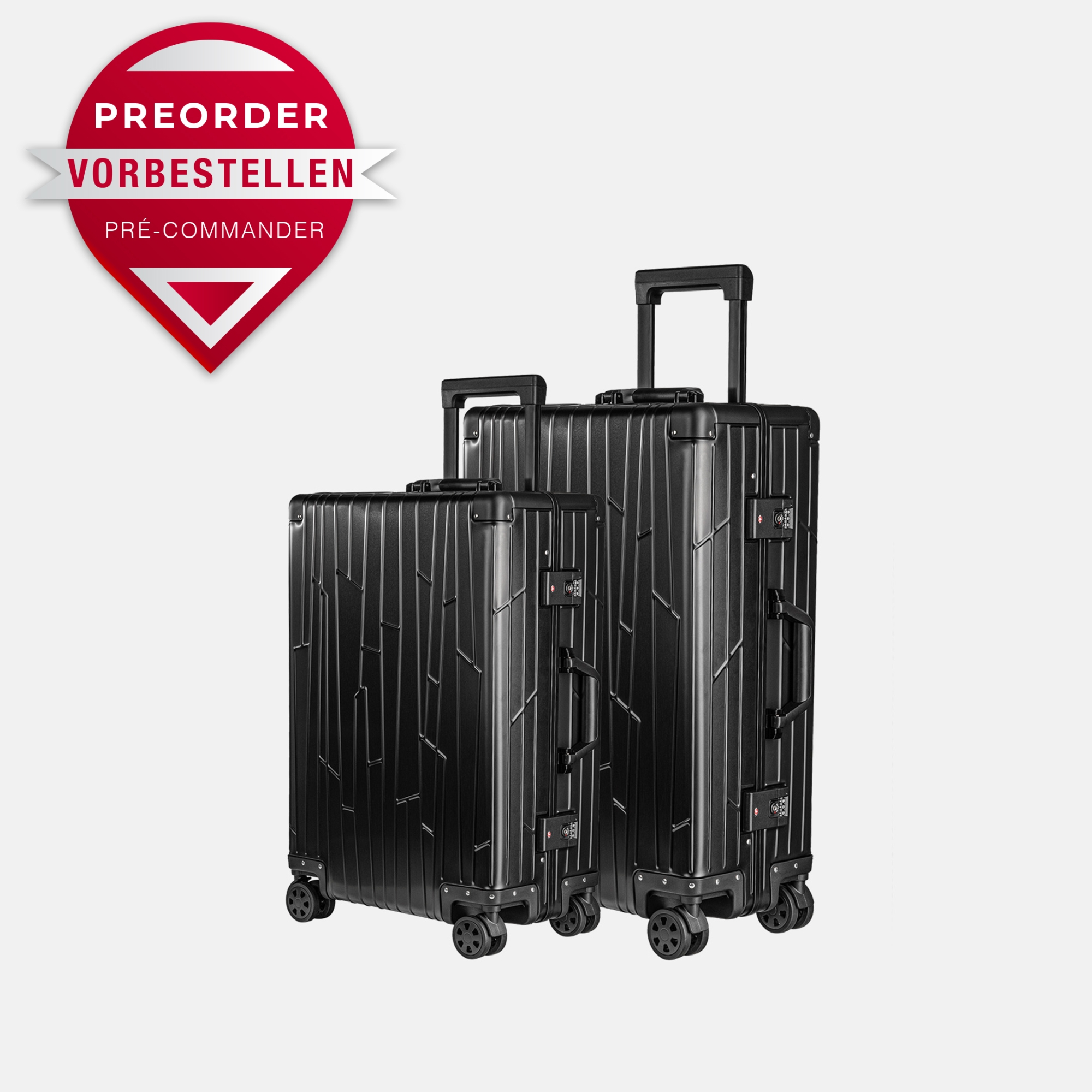 Bundle Schwarz S (Cabin Trolley + Check in) - VORBESTELLUNG